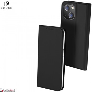Dux Ducis Skin Pro dirbtinės odos dėklas - juodas (Apple Iphone 15) Dux Ducis Skin Pro dirbtinės odos dėklas - juodas (Apple Iphone 15)